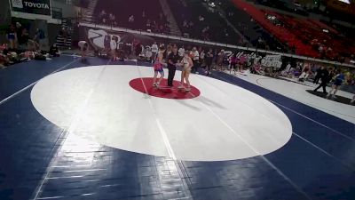 140 lbs Meagan Smith, Idaho 1 HS Girls vs Clover Williams, Oklahoma 2 HS Girls