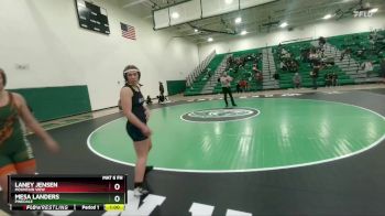 170 lbs Cons. Round 2 - Laney Jensen, Mountain View vs Mesa Landers, Pinedale
