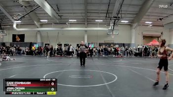90 lbs Cons. Round 1 - Cade Stambaugh, MD Maniacs vs John Cronin, Olney Outlaws