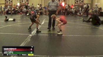 75 lbs Round 2 (4 Team) - Gavin Fernald, Armory WA Red vs Liam Turaj, Revival Gray