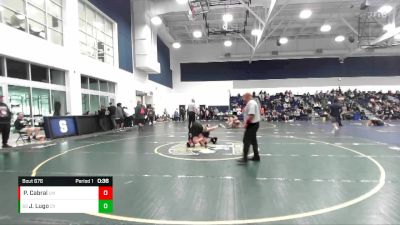 144 lbs Cons. Round 2 - Julian Lugo, Central Valley vs PJ Cabral, La Mirada