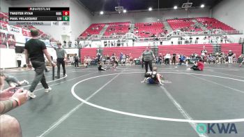 46 lbs Quarterfinal - Twister Ryan, Noble Takedown Club vs Paul Velazquez, Lexington Wrestling Club