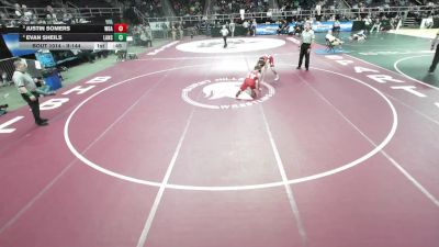 II-144 lbs Cons. Semi - Justin Somers, Walton/Delaware Academy vs Evan Sheils, Lansing