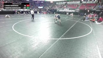 D3-106 lbs Champ. Round 1 - Memphis Burkhalter, Mineral Point vs Chase Heimerman, Cedar Grove-Belgium