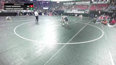D3-106 lbs Champ. Round 1 - Memphis Burkhalter, Mineral Point vs Chase Heimerman, Cedar Grove-Belgium