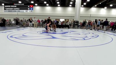 132 lbs Cons. Round 7 - Jasper Croom, FL vs Anthony Ciotoli, VA