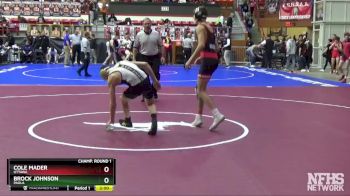 4A 126 lbs Champ. Round 1 - Brock Johnson, Paola vs Cole Mader, Ottawa