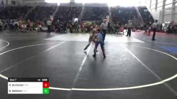 58 lbs Quarterfinal - Jacob Ezra Palomino, Smash Gyms vs Emerson Custenborder, Granite WC