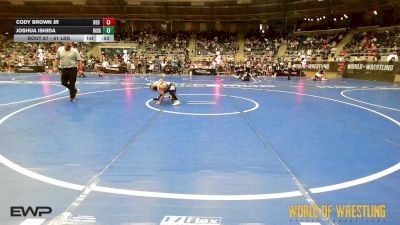 61 lbs Quarterfinal - Cody Brown Jr, Red Cobra Westling Academy vs Joshua Ishida, Ridge Wc