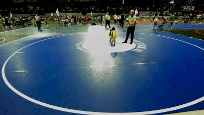 50 lbs Round Of 16 - Mason Baulier, Lenape Valley vs Thomas Mustakis, Clearview