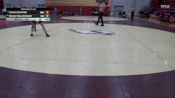 133 lbs Champ. Round 1 - Colin Royster, Hawkeye Community College vs Isaiah Maldonado, North Iowa Area Community College