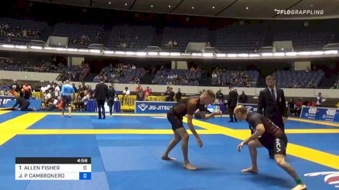 TED ALLEN FISHER vs JOHN P CAMBRONERO 2019 World IBJJF Jiu-Jitsu No-Gi Championship
