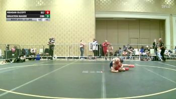 61 lbs Consi Of 16 #2 - Keagan Olcott, Delta WC vs Braxton Magee, Cowa