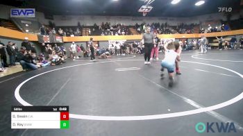 58 lbs Semifinal - Gunner Swain, Elgin Wrestling vs Daxton Ray, Division Bell Wrestling