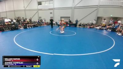 170 lbs Round 1 (16 Team) - William Mathis, Louisiana vs Dominic Sumpolec, Pennsylvania