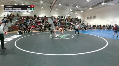 120 lbs 1st Place Match - Levi Gale, Riverton vs Braxton Marcotte, Natrona County