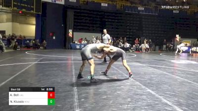 165 lbs Prelims - Austin Bell, Lock Haven vs Nick Kiussis, West Virginia