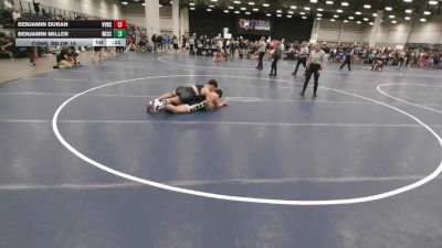 157 lbs Cons. Rd Of 16 - Benjamin Miller, Wisconsin vs Benjamin Duran, Volcano Vista High School Wrestling