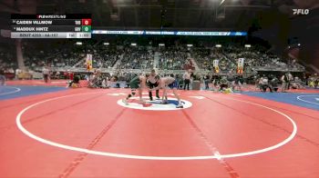 4A-157 lbs Cons. Round 2 - Caiden Villmow, Thunder Basin vs Maddux Hintz, Green River