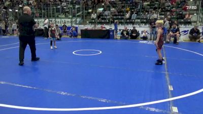 62 lbs Champ. Round 3 - Kash McKinney, Powerhouse Wrestling Club vs Thomas Omans, GHV Wrestling Club