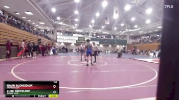 190 lbs Champ. Round 2 - Luke Krecklow, Bonita Vista vs Gavin Blondeaux, Green Valley