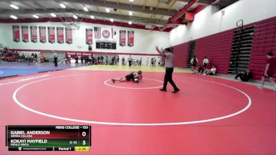 133 lbs Cons. Round 2 - Gabiel Anderson, Sierra College vs Kokayi Mayfield, Menlo NWCA