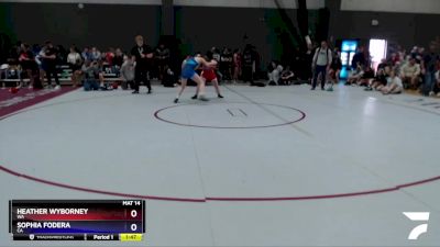 136 lbs Cons. Semi - Heather Wyborney, WA vs Sophia Fodera, CA