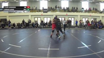 285 lbs Cons. Round 2 - Tyler Lorenzen, Ohio Wesleyan vs Jordan Lewis, Wisconsin-Whitewater
