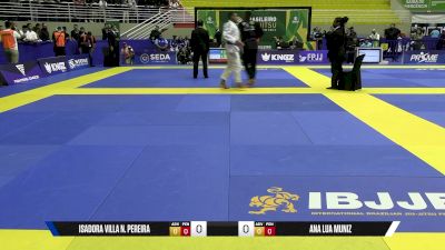 Ana Lua Muniz vs Isadora Villa N. Pereira 2025 Brasileiro Jiu-Jitsu IBJJF