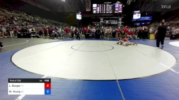 132 lbs Rnd Of 128 - Luke Burgar, Texas vs Matthew Young, Oregon