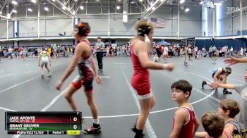 92 lbs Round 1 (6 Team) - Grant Gruver, Headhunters vs Jack Aponte, Capital City WC