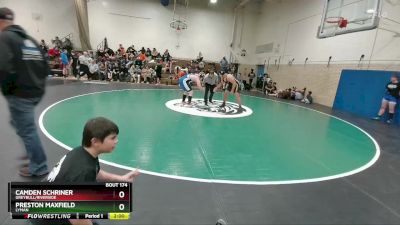 215B Quarterfinal - Camden Schriner, Greybull/Riverside vs Preston Maxfield, Lyman
