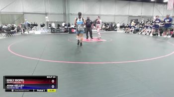 170 lbs Semis & 3rd Wb (16 Team) - Emily Riopel, South Carolina vs Ayan Kelley, Michigan Red