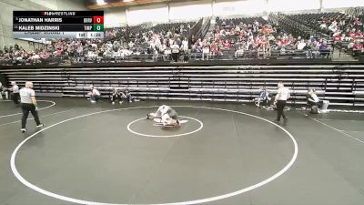 4A 165 lbs Champ. Round 1 - Kaleb Midzinski, Timpanogos vs Jonathan Harris, Bear River