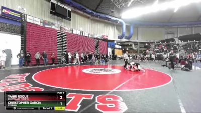 2A 106 lbs Quarterfinal - Christopher Garcia, Othello vs Yahir Roque, East Valley (Yakima)