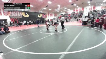 100 lbs Cons. Round 3 - Sara Merlo, Westminster vs Samantha Ramirez, Torrance