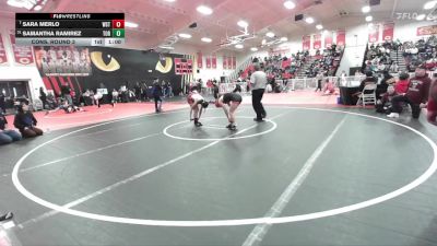 100 lbs Cons. Round 3 - Sara Merlo, Westminster vs Samantha Ramirez, Torrance