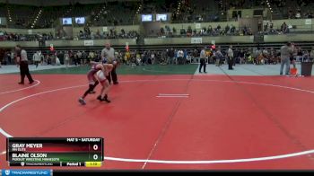 60 lbs Round 4 - Gray Meyer, Mn Elite vs Blaine Olson, Pursuit Wresting Minnesota