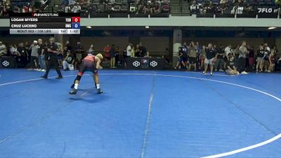108 lbs Champ. Rd Of 16 - Logan Myers, Team Indiana vs Cruz Lucero, Duran Wrestling Club
