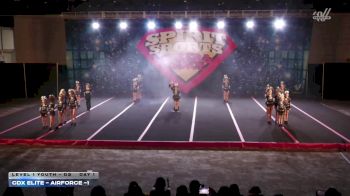 CDX Elite - Airforce -1 [2026 L1 Youth - D2 Day 1] 2026 Spirit Sports Hershey Nationals