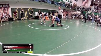 106 lbs Quarterfinal - AJ Dubendorfer, Toledo Whitmer vs Carmello Kolb, Solon