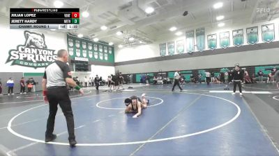 157 lbs Champ. Round 1 - Julian Lopez, Ventura vs Jerett Hardy, North Torrance