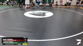 110 lbs Cons. Round 2 - Jerdan Gomez, Top Of The Rock Wrestling Club vs Riley Wiggins, Greybull Basin Athletic Club