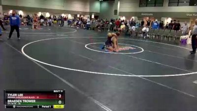 182 lbs Round 2 (16 Team) - Tyler Lee, Indiana Smackdown Black vs Braeden Trower, STL Blue