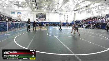 100 lbs Champ. Round 1 - Abbey Whalen, Elsinore vs Natalie Rosales, Santiago-Garden Grove