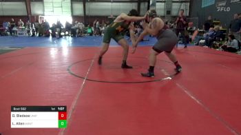 285 lbs Semifinal - Dylan Bledsoe, Unattached vs Lucas Allen, Montgomery