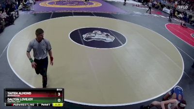Cons. Round 3 - Taiten Almond, Bennington vs Dalton Lovejoy, Central City