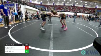 110 lbs Quarterfinal - Kamden Barnett, Bristow Youth Wrestling vs Holden Smith, Piedmont