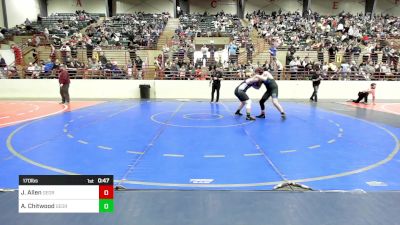 170 lbs Rr Rnd 1 - Jimmy Allen, Georgia vs Andrew Chitwood, Georgia