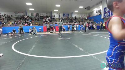 40 lbs Rr Rnd 2 - Ollie Fixico, Red Ryder Wrestling Club vs Barlow Schubert, Chandler Takedown Club